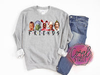 Christmas Friends (YOUR CHOICE of Sweatshirt, Tee, or Raglan)