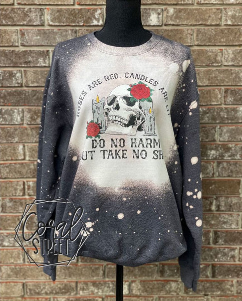RTS-Do No Harm Bleached Sweatshirt