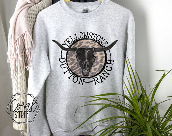 Yellowstone Longhorn Logo (MULTIPLE STYLES AVAILABLE)