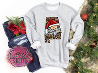 Alabama Leopard with Santa (MANY STYLE OPTIONS IN MENU)