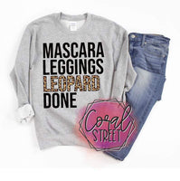 Mascara Leopard Leggings Done Sweatshirt