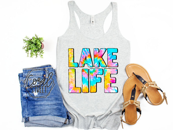 Lake Life Bleached Tank