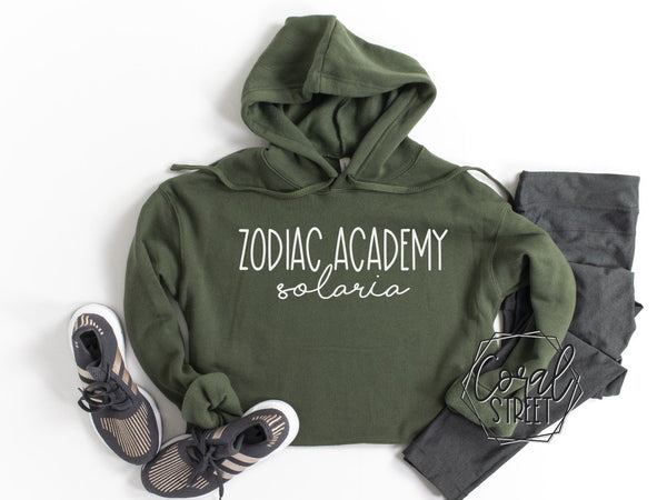Zodiac Academy Solaria Cropped Hoodie