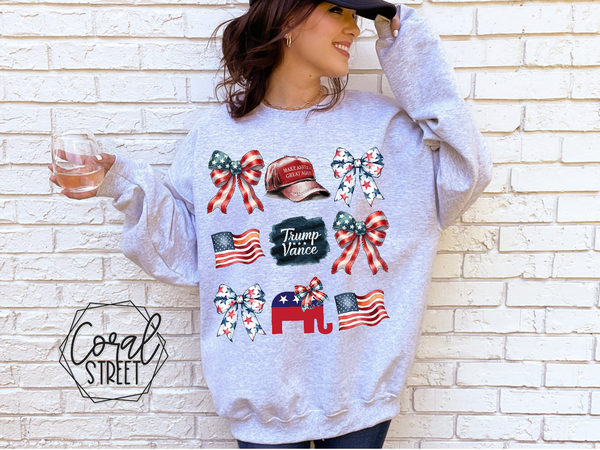 MAGA Bow Tee or Sweatshirt