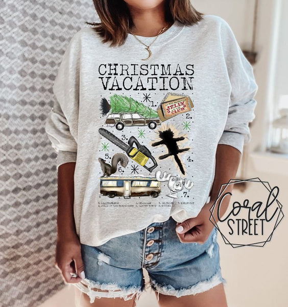 Christmas Vacation Art Crewneck